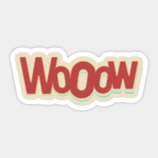 WoooW Sticker